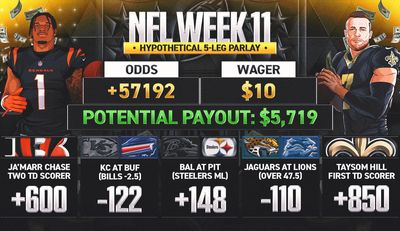 NFL Week 11 odds: 'Woulda, Coulda, Shoulda' parlay; five bets that would've won big