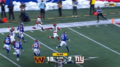 Jaylin Lane returns punt 63 yards for TD, extending Commanders' lead over Giants | NFL Highlights