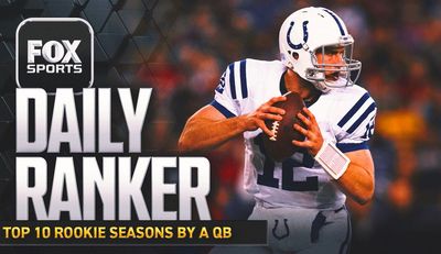 What are the 10 best seasons by a rookie QB in NFL history?