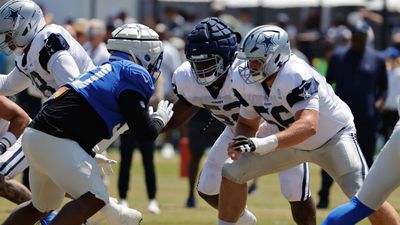 How Cowboys OL coach Conor Riley is acclimating to the NFL -- with the help of Cooper Beebe